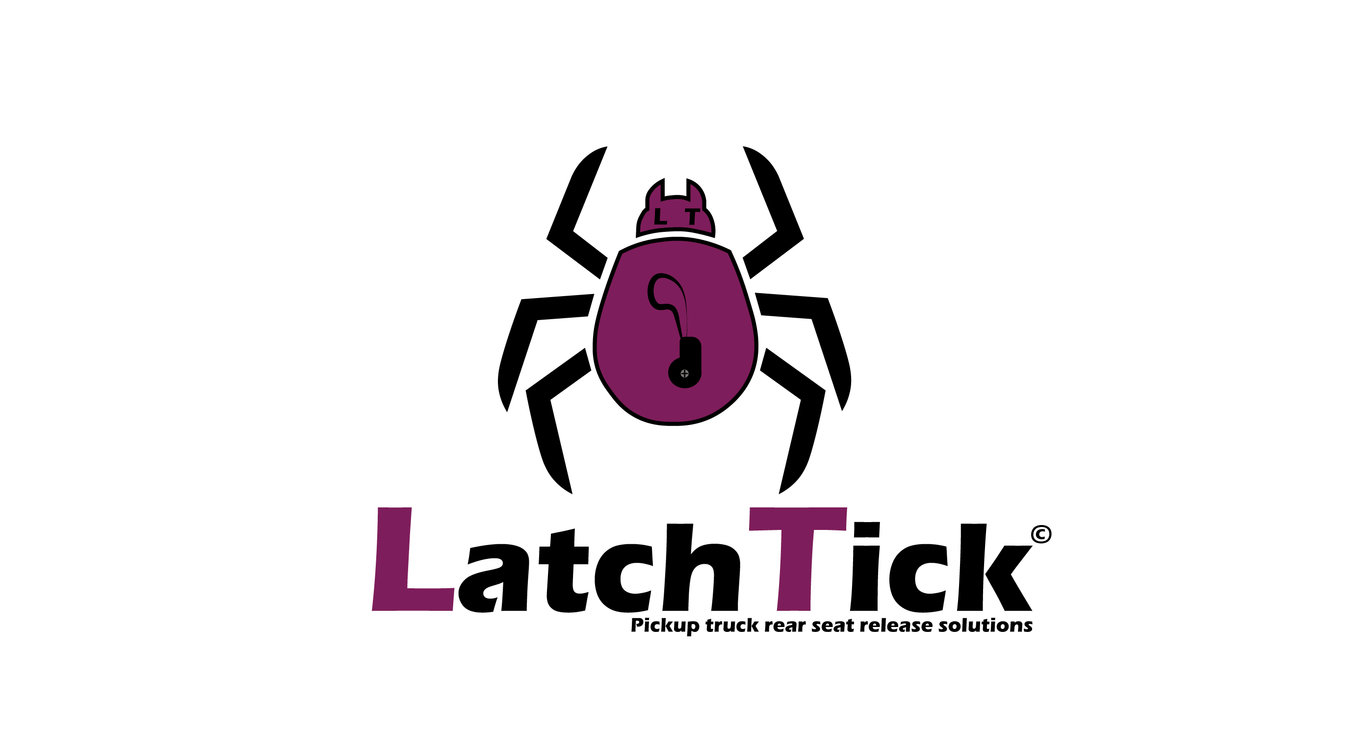 LatchTick© Pickup truck rear seat latch release solutions