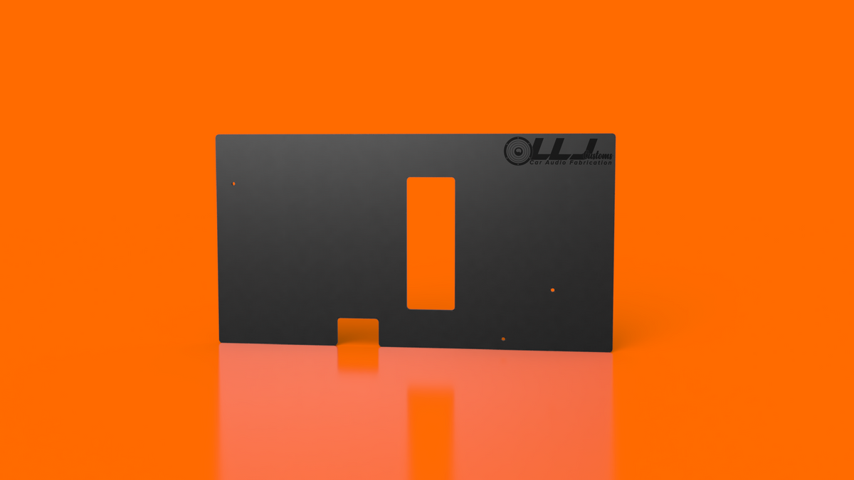 GMC Sierra Amp Rack pickup 28" 20192024 — LLJ Customs Car Audio