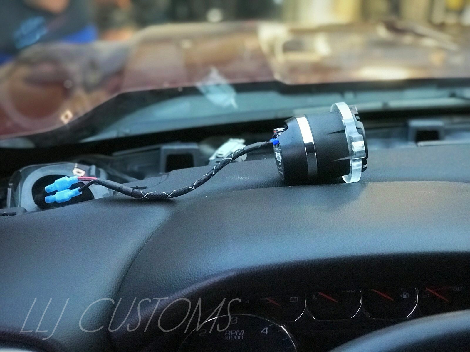 LLJ Customs Silverado Rockford tt tweeter acrylic speaker dash adapter