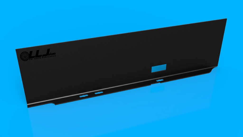 GMC Sierra Amp Rack pickup 28" 20192024 — LLJ Customs Car Audio