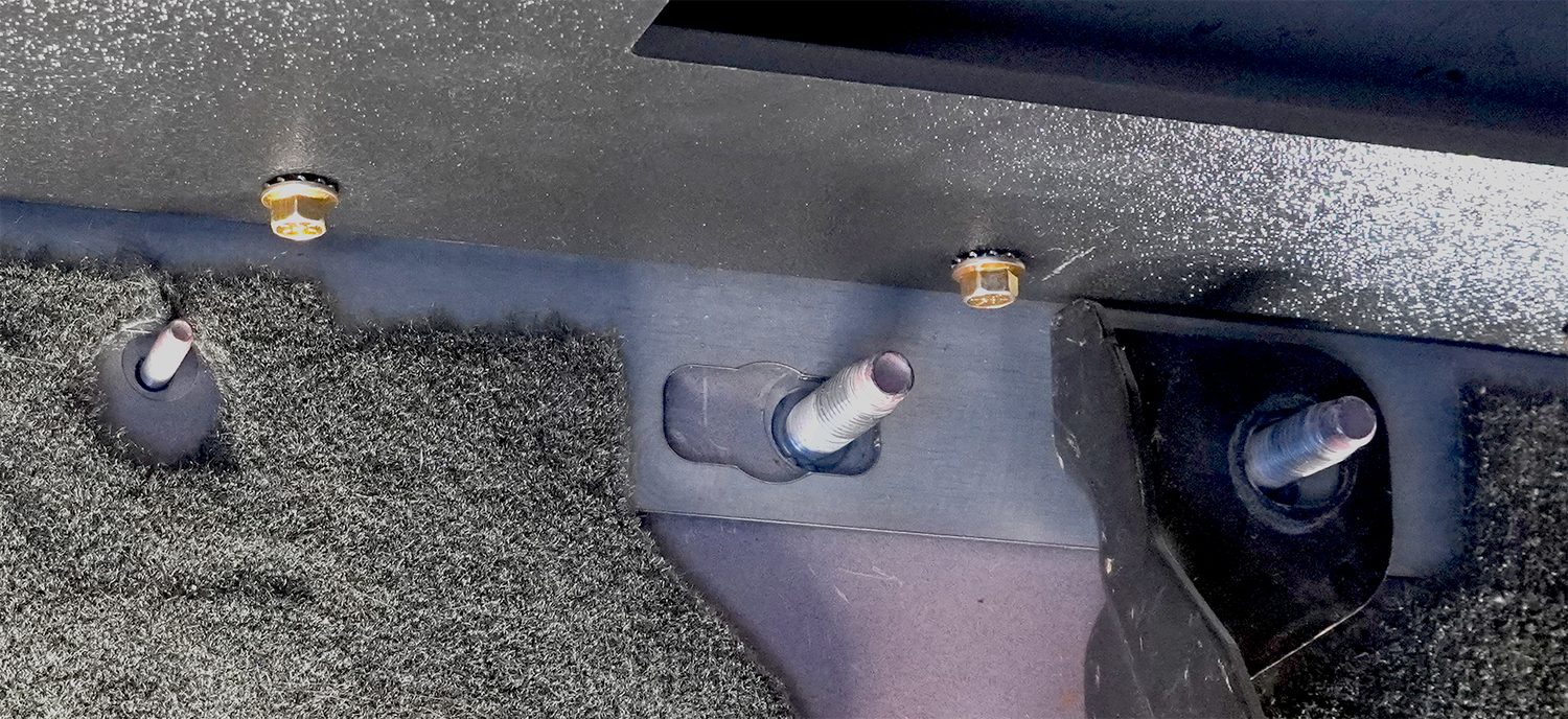 Use Factory Bolts to secure