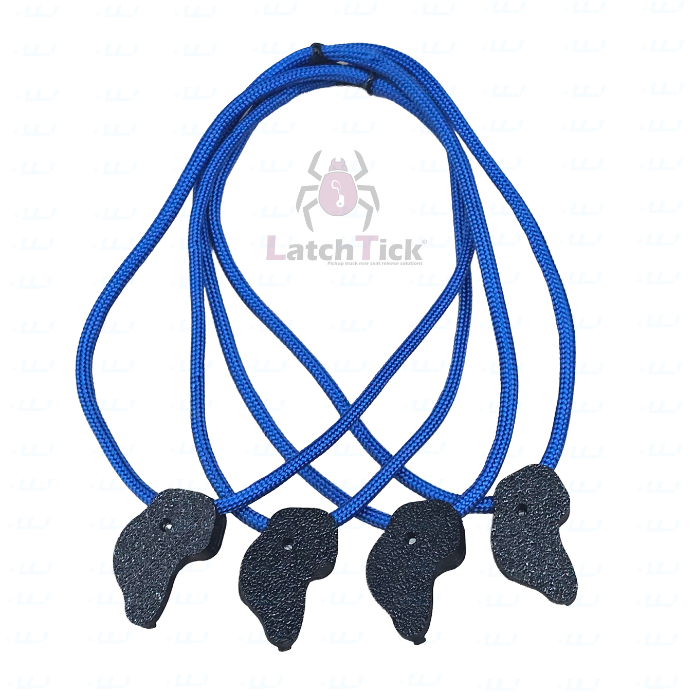 LatchTick© Pickup truck rear seat latch release solutions