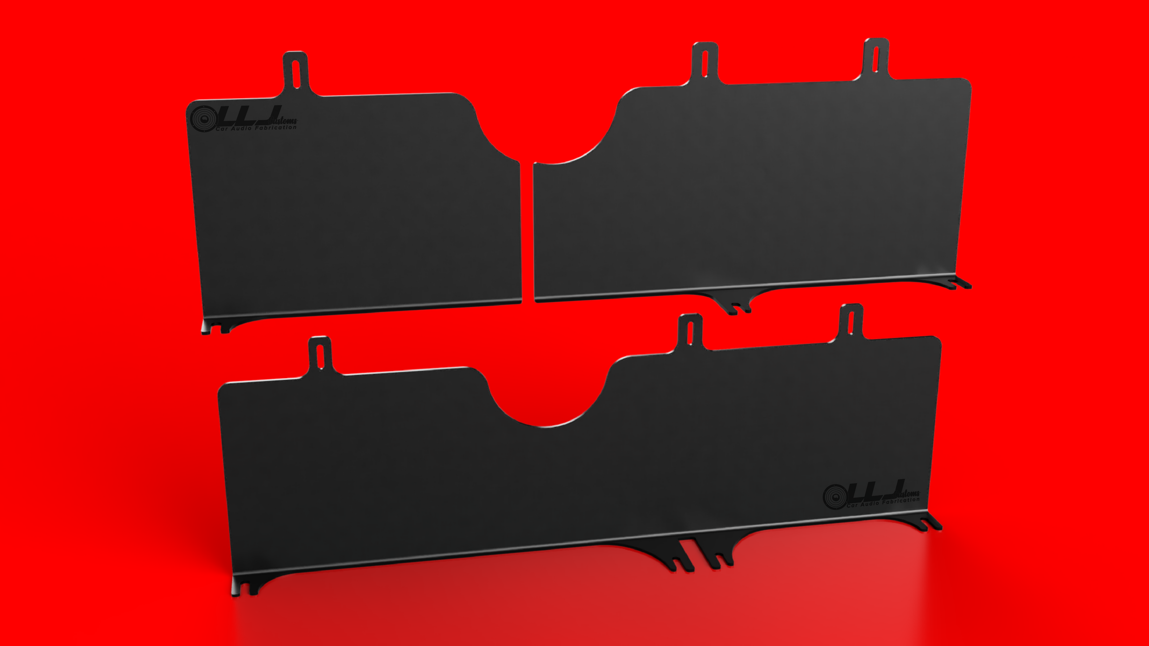 RAM Amp Rack pickups 24" driver side 20172023 — LLJ Customs Car Audio