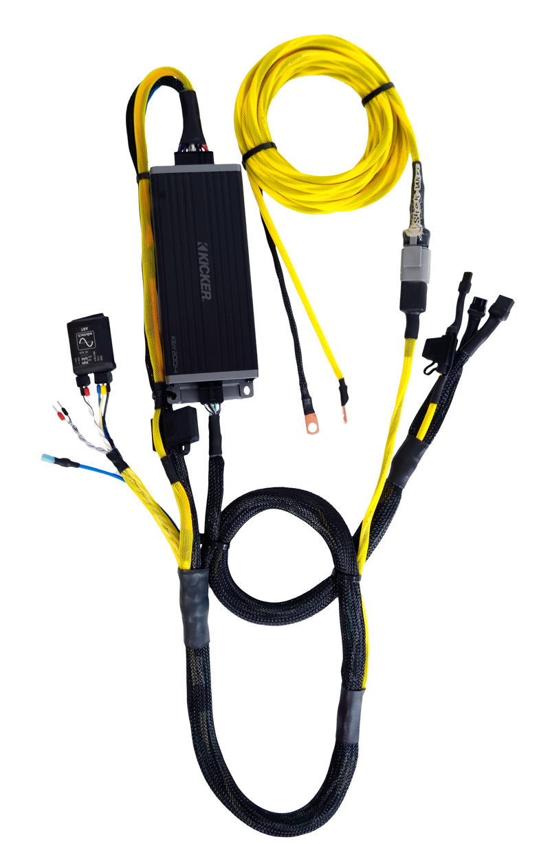 KICKER KEY GX200.4Pluse Elite S.I.K Audio Harness Kit