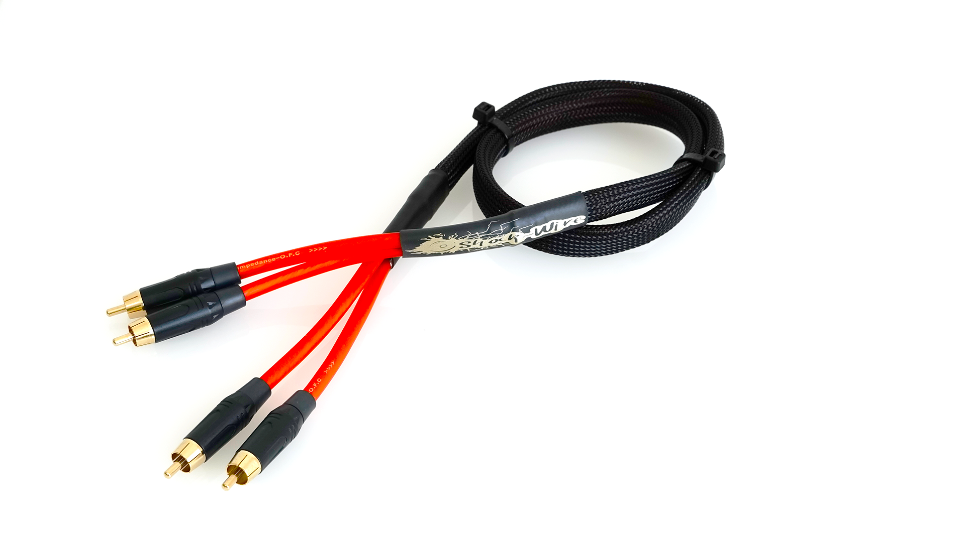 6ft 2ch Shock-Wire© Audiophile RCA Cable