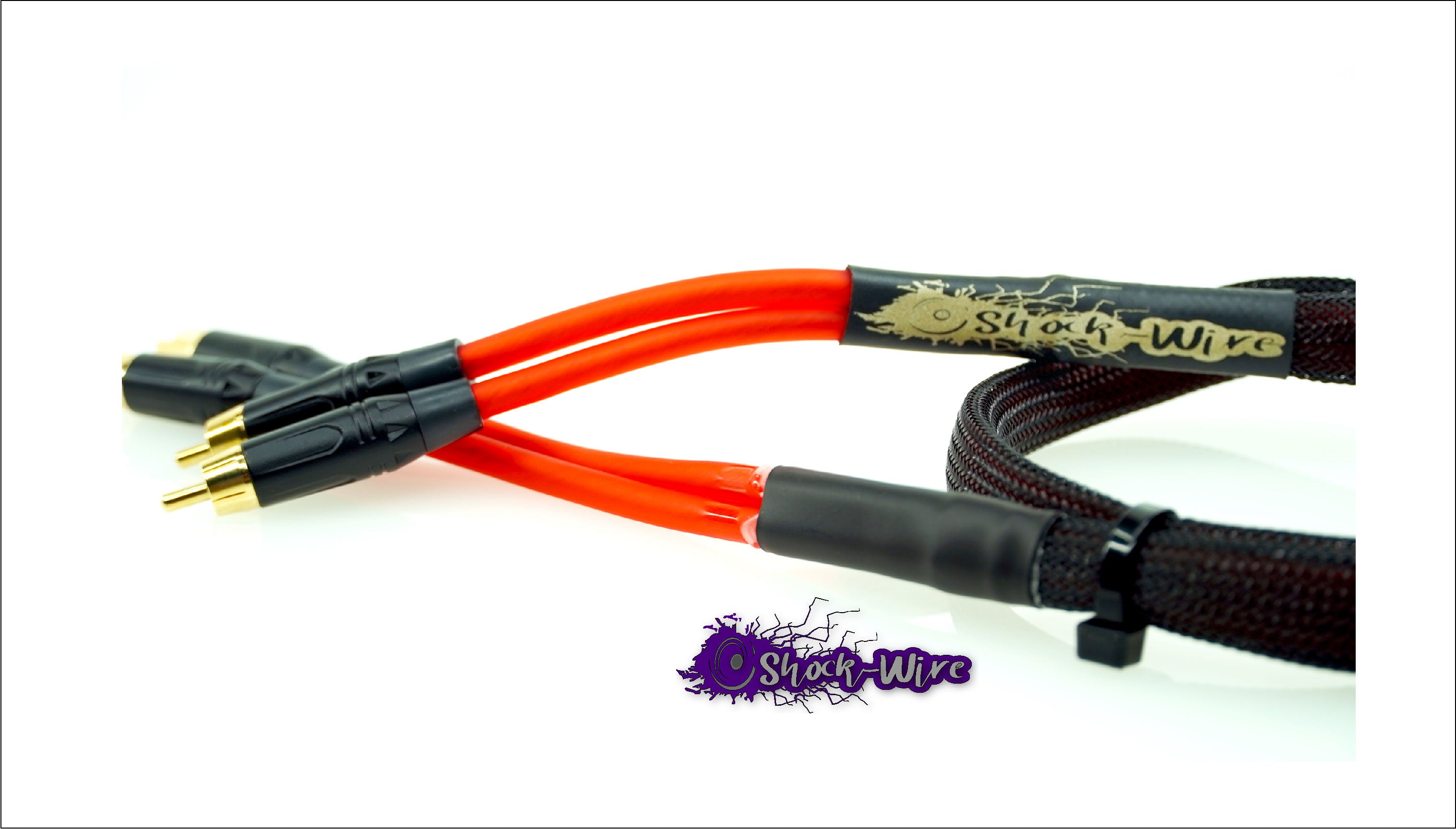 3ft 2ch Shock-Wire© Audiophile RCA Cable